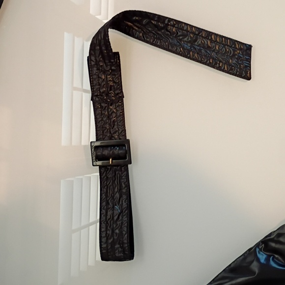 Authentic Moncler Shiny Trench Coat with Logo Sleeve size 1 UPDATED - Picture 12 of 17